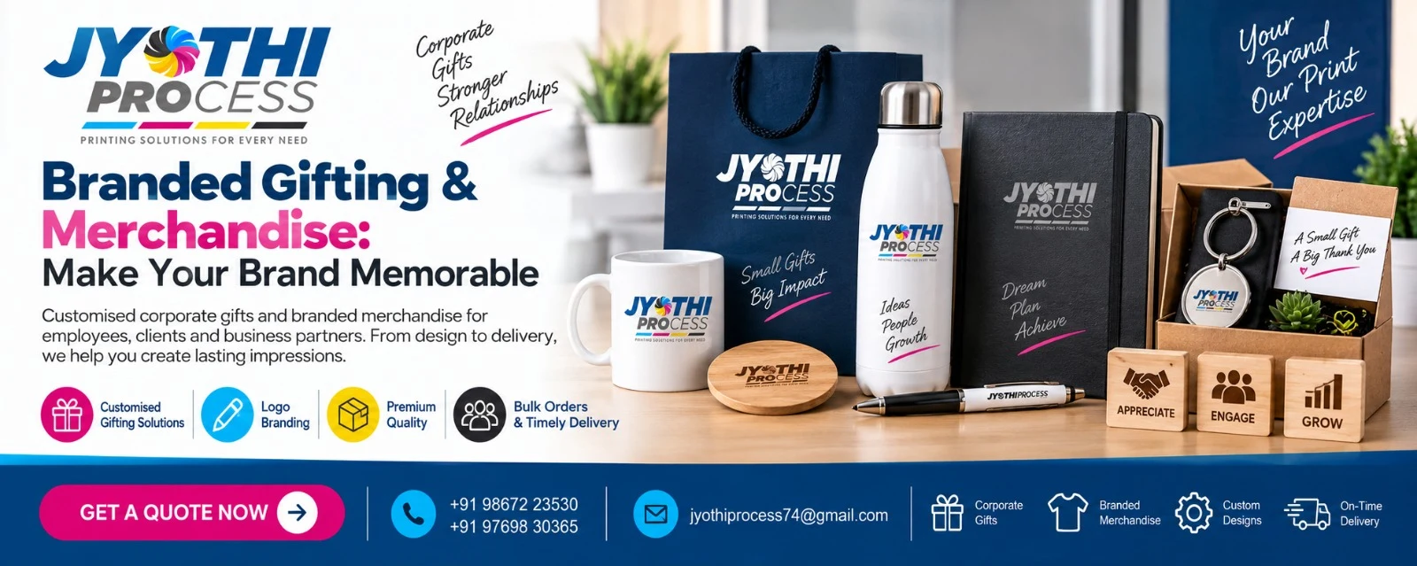Corporate gifting printing by Jyothi Process, Mumbai